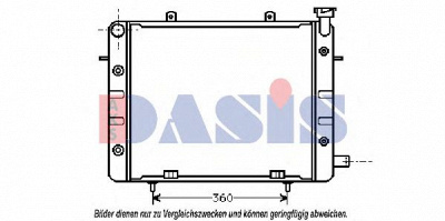 AKS DASIS 151350n -  Радиатор, охлаждение двигателя